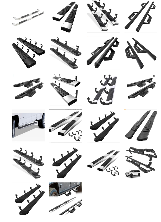 A6583, Pair Running Board Nerf Bar Side Bar for truck or SUV