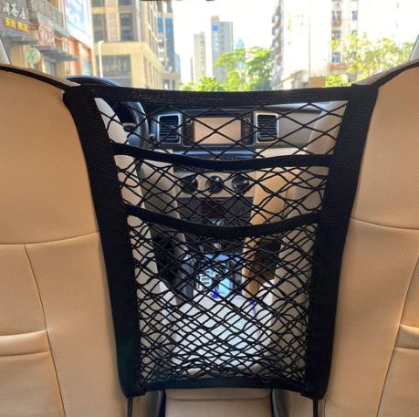 A6782, Car Mesh Organizer, Seat Back Net Bag