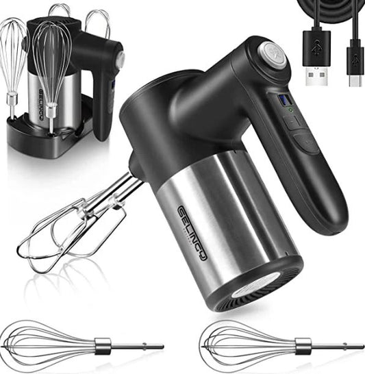 A6043, Rechargeable Hand Mixer Electric