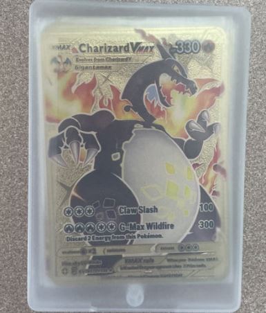 A6187, 5PCS Pokemon Vmax Metal DX Cards In Box
