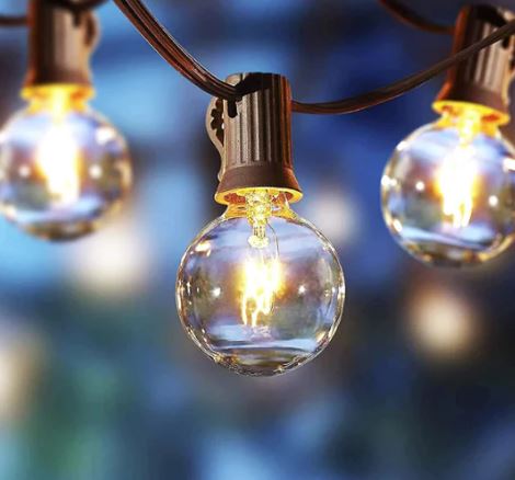 A6190, 12 ft 12-Bulb Cafe String Light