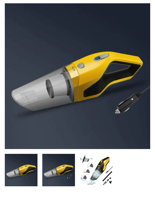 A8032, Car Vacuum Cleaner, Corded & Cordless