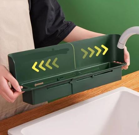 A6434, Dish Drying Rack, Stretchable Sink Rack