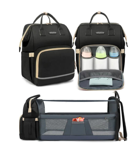 A0929, Baby Diaper Bag Backpack with Changing Station