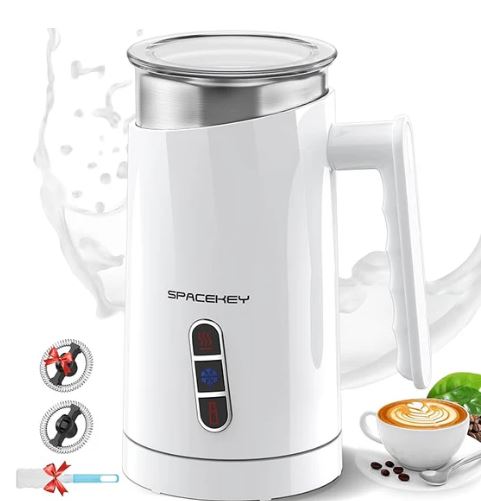 A6254, Milk Frother,4-in-1 Electric Frother for Coffee