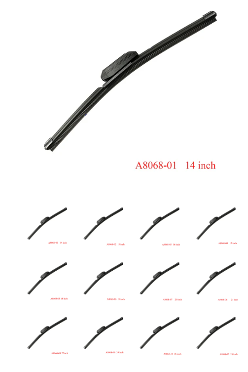 A8068, Automotive Windshield Wiper Blades 14"~28"