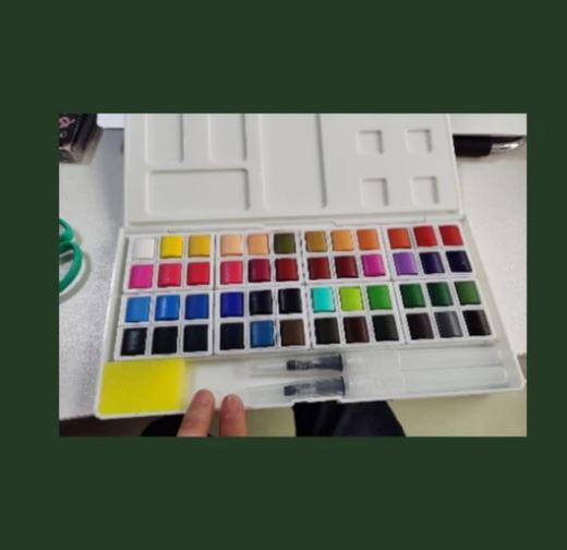 A6116, 48 colors water color set