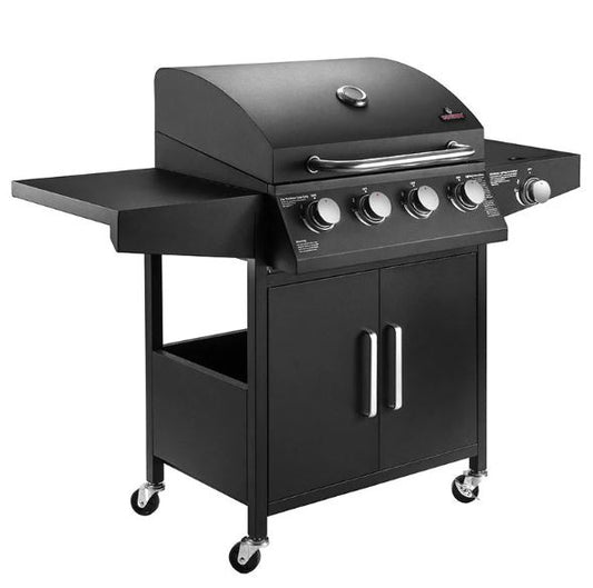 A8120, Premier 5-Burner Propane Gas BBQ Grill