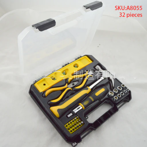 A8054, 32in 1 Socket Ratcheting Screwdriver Set