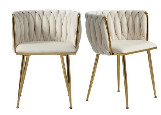 A6562, Velvet Dining Chairs