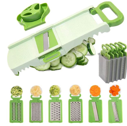 A6486, 6 in 1 Mandoline Slicer for Kitchen