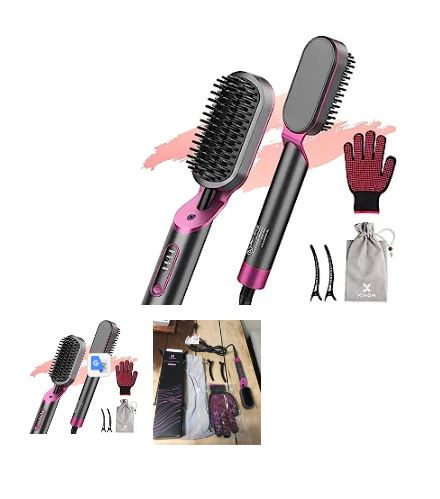 A6171, 3 in 1 Negative Ion Straightening Brush