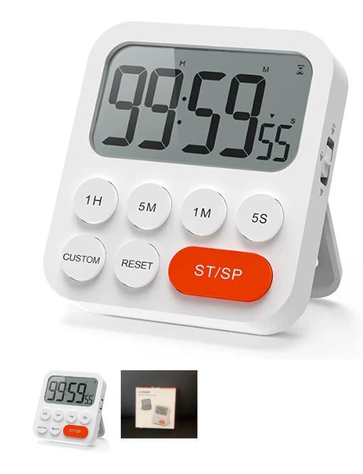 A6035, Kitchen Timer for Cooking (Battery Included)