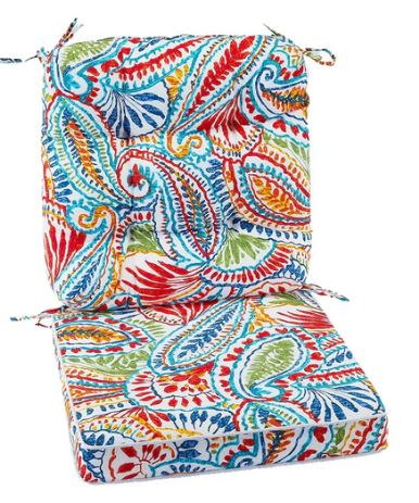 A1048, Outdoor Chair Cushions, Patio Seating Cushions set (2 pack)