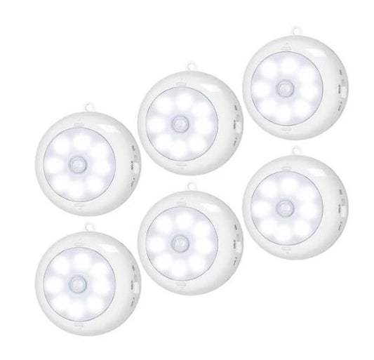 A6550, Motion Sensor Light Indoor 6 pack