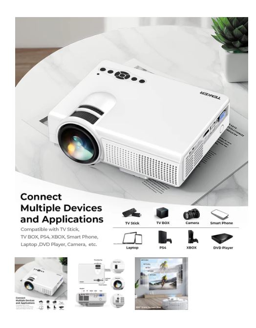 A6070, Native 1080P Projector, 7500L High Brightness Full HD Outdoor Movie Projector, L22 & Q6 & Q5& F506#