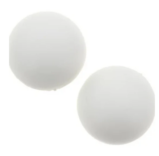 A6229, Soft Dome Doorstop, White, 2 Pack