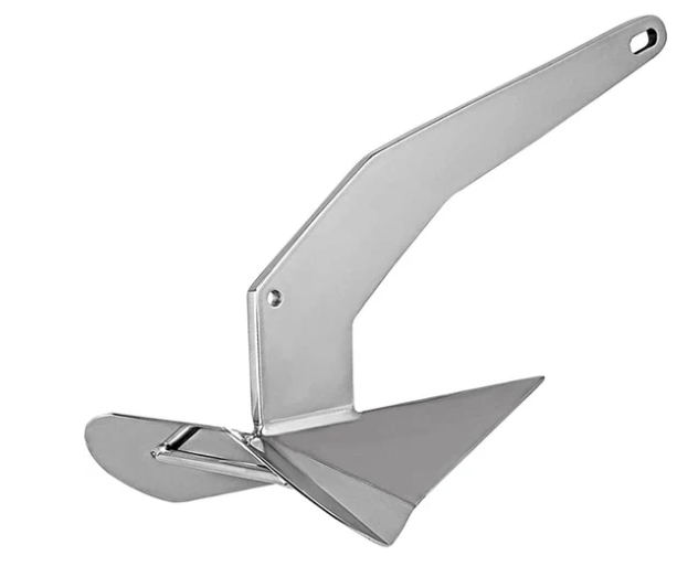 A6571, Delta Style Boat Anchor 316 Stainless Steel 22 LB