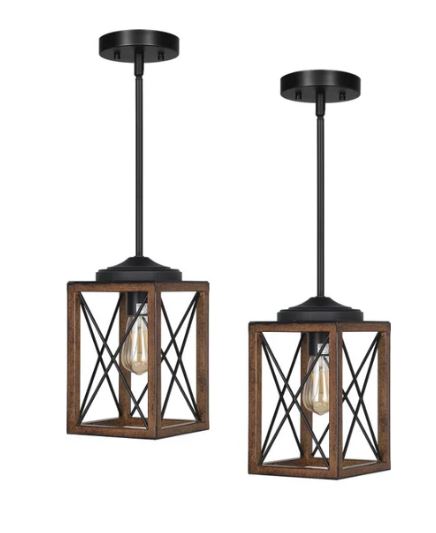 A6802, 2 Pack Farmhouse Pendant Light