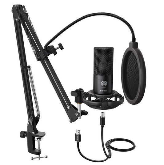 A6031, Studio Condenser USB Microphone Computer PC Microphone Kit