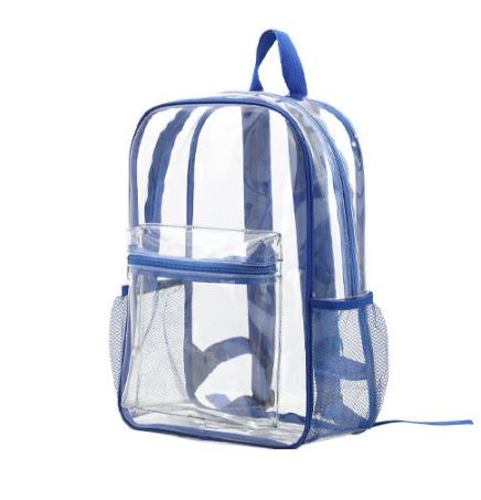 A8114, Clear Backpack School Bag