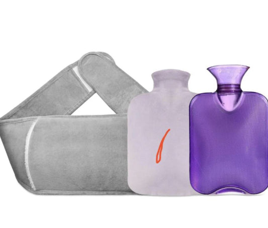 A6371, Hot Water Bag with Knitted Cover