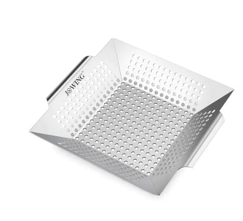 A0935, Heavy Duty Stainless Steel Vegetable Grill Basket