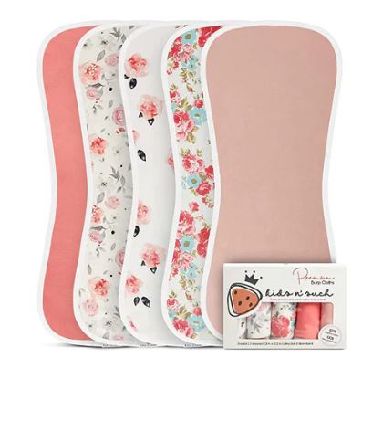 A1032, Baby Burp Cloths, Newborn towel, Baby bibs & burp cloths sets - 5 Pack