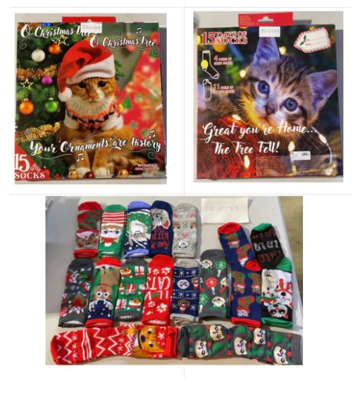 A1124-01, 15 days Socks with gift box