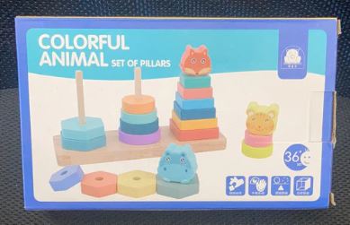 A6018, Wooden Toys Winnie the Pooh Balance Blocks