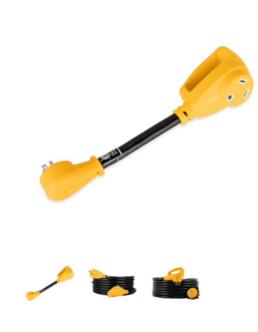 A8070, 15A to 30A Adapter, 30A Power Cord, 25Ft 30A Extension Cord