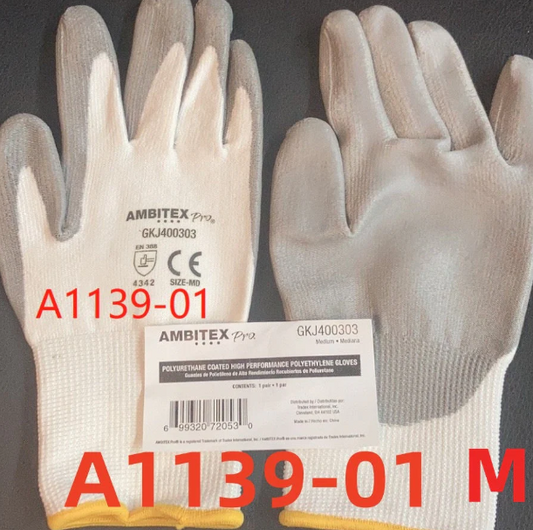 A1139, HPPE Gloves with Polyurethane Coating