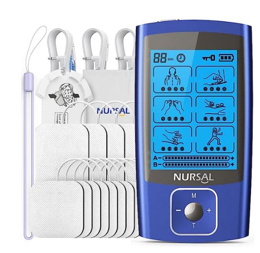 A6163, TENS EMS Unit Muscle Stimulator for Pain Relief Therapy AS1080