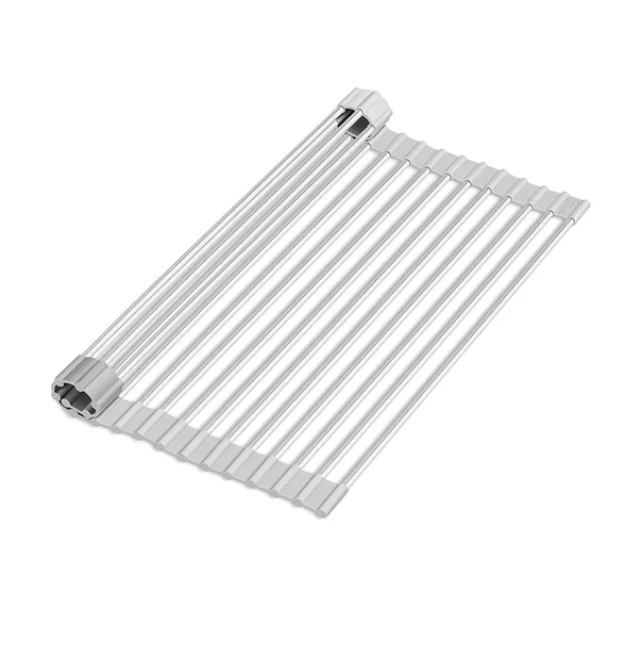 A0934, 17"x13" , 17"x15", 21×15" Roll Up Dish Drying Rack