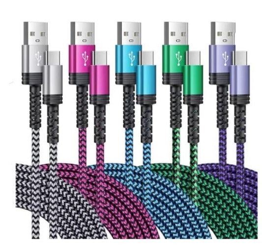 A6427, USB A to Type-C Phone Charger Cable (5 pack, Sold by Pack)