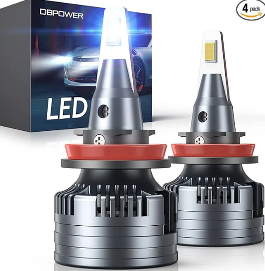 A6292, H11/H9/H8 LED Headlight Bulbs Combo
