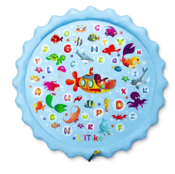 A6819, Large Splash Pad for Kids - 66.9”