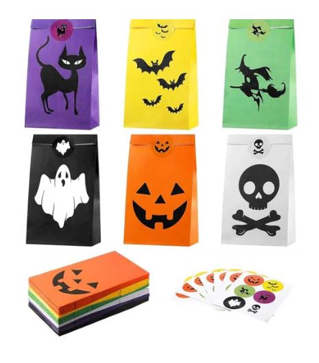 A6365, Halloween Treats Bags Party Favors
