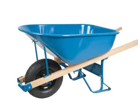 A8131, 6 cu. ft. Steel Wheel Barrow