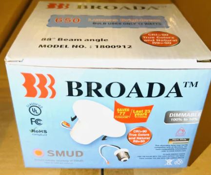 A1034, 600 lumens 12W Downlight