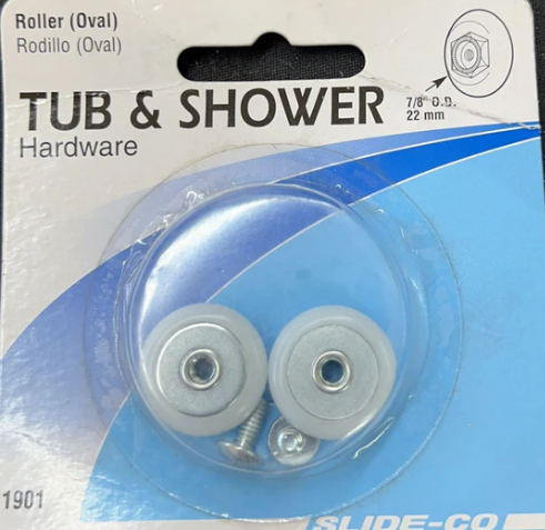 A6218, M6002 7/8" Shower Door Rollers 2 Count