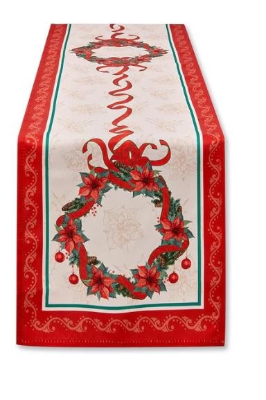 A6267, Christmas Table Runner 13 x 70 Inch