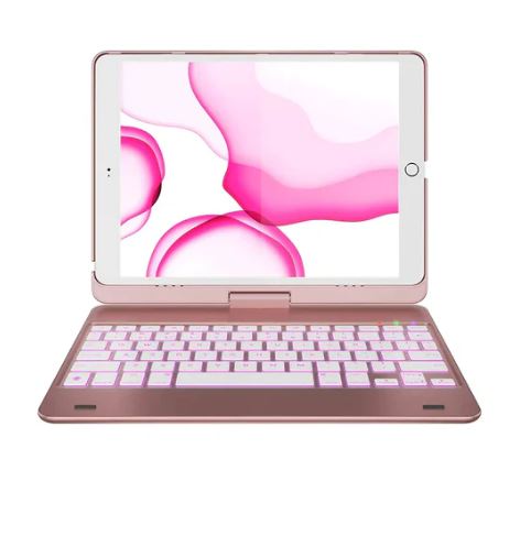 A1073, iPad Keyboard Case for iPad 2018 (6th Gen) - iPad 2017 (5th Gen) - iPad Pro 9.7 - iPad Air 2 & 1