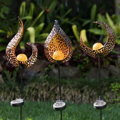 A6503, Moon Solar Lights Garden