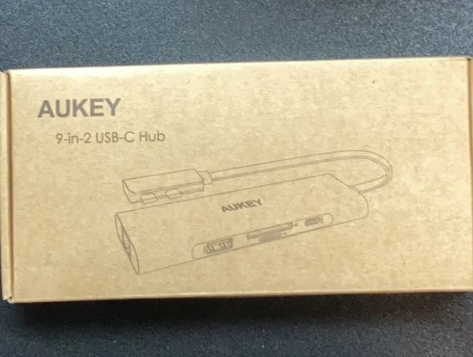 A6469, AUKEY CB-C81 2*USB hub 3.1 Type C Male to HDMI*2
