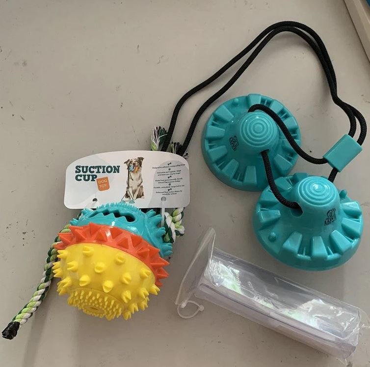 A6112, Suction Cup Dog Toy