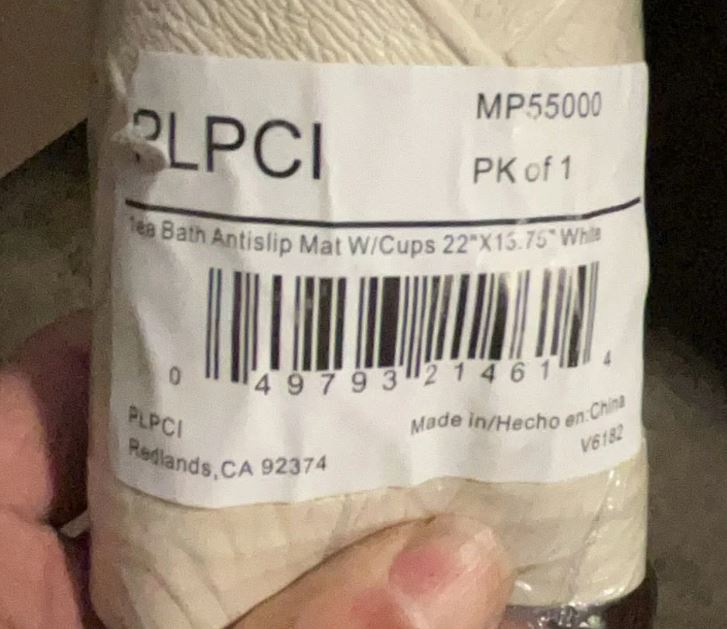 A6654, Bathtub Mat Non Slip