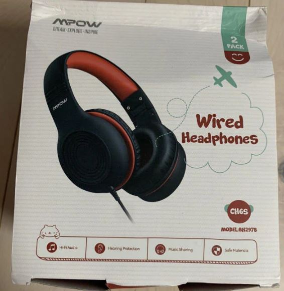 A6524, Mpow CH6S Kids Headphones 2 Pack