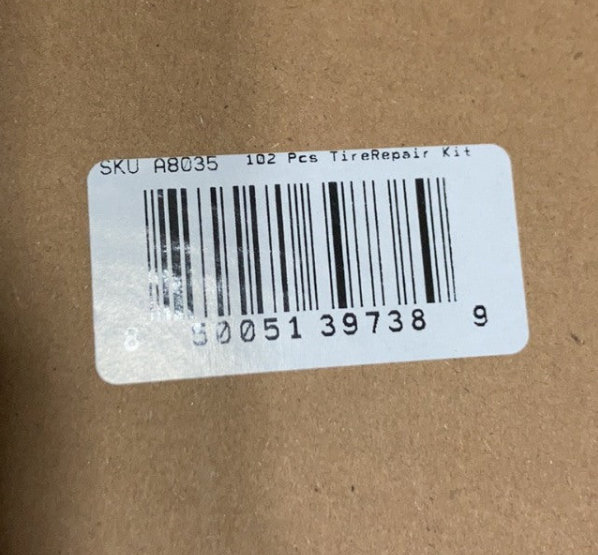 A8035, 102 Pcs Tire Repair Kit