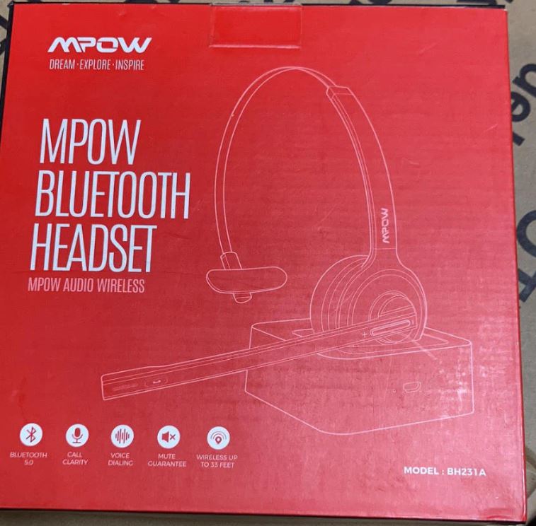A6513, Mpow M5 Pro Bluetooth Headset with Microphone (BH231A)